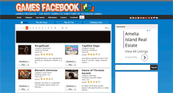 Desktop Screenshot of gamesfacebook.net